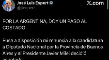 Espert renunció a su candidatura en la Libertad Avanza