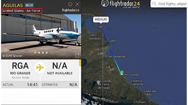 ¿Qué hacía un avión de la embajada de EEUU en Tierra del Fuego sin aviso oficial?