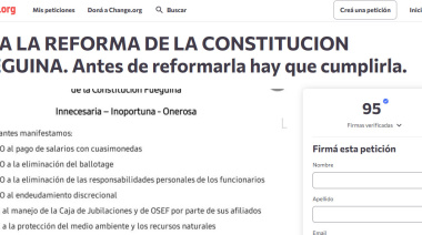 Fuerte embate social contra el proyecto de reforma de la Constitución provincial
