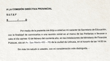 Docentes fueron convocados a Mesa Paritaria Salarial para el viernes 10