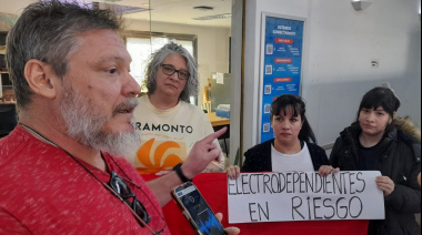 Familiares y pacientes electrodependientes se presentaron en la OSEF, pero no los recibieron