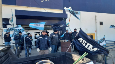 Protesta frente a la planta de Mirgor por la falta de supervisores