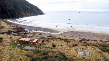 La Armada Argentina puso en marcha obras en el Puesto de Vigilancia “Bahía Buen Suceso”