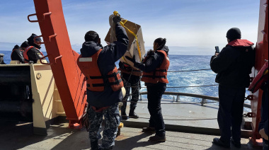 El “Irízar” colabora con una investigación oceanográfica internacional