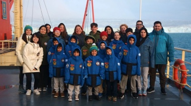 La Base Esperanza recibió a seis familias que pasarán allí el invierno