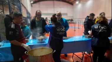 Entregaron más de 4 mil porciones de locro