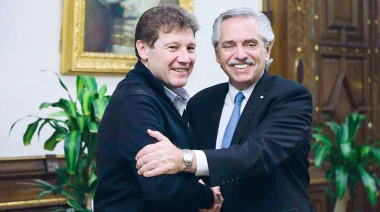 Melella fue recibido por el presidente Alberto Fernández