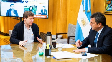 Melella se reunió con el ministro de Economía de la Nación Sergio Massa