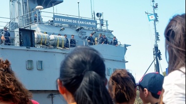 Zarpó hacia Ushuaia el aviso ARA “Estrecho de San Carlos”