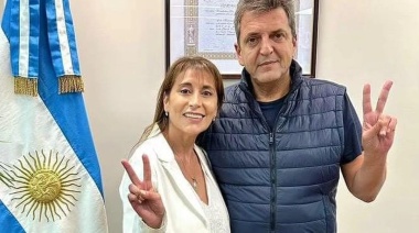 La senadora Cristina López se reunió con Sergio Massa