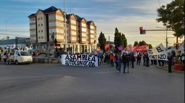 Esta tarde hubo manifestaciones en Río Grande y Ushuaia