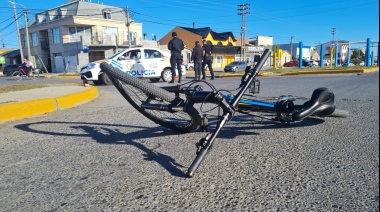 Joven ciclista atropellada en Malvinas y Almafuerte