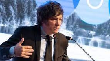 Javier Milei en Bariloche para participar del exclusivo foro Llao Llao