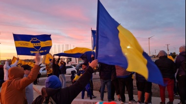 Xeneizes ganaron las calles de Río Grande