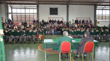 Alumnos del CIERG realizaron su promesa a la Constitución Nacional