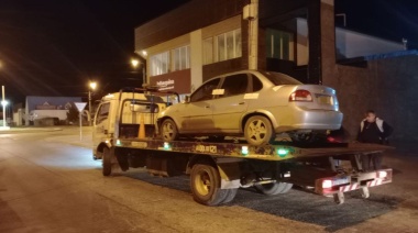 Chocó, abandonó el auto y se fue