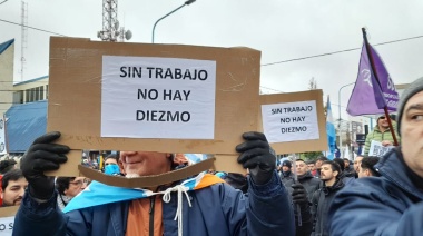 La UOM Río Grande concretó paro y numerosa movilización