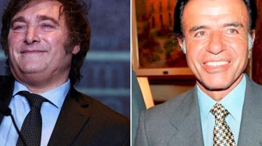 Milei inauguró el busto de Menem en Casa Rosada: "Es un acto de justicia"