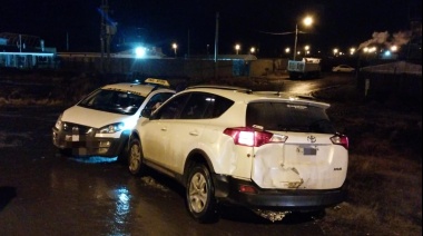 Choque a la madrugada con un menor herido