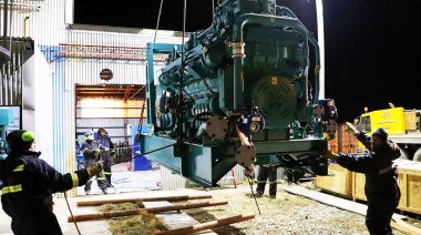 Arribó a Tolhuin un nuevo equipo generador de energía