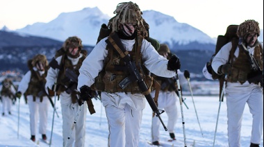 El Batallón de Infantería de Marina N° 4 realizó adiestramiento invernal