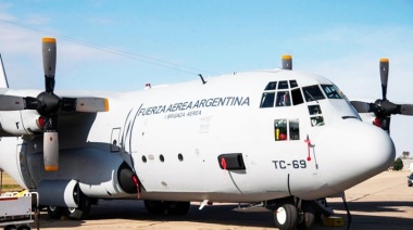 Hércules “Puerto Argentino” para puente con Ushuaia