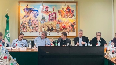 Melella se reunió con dirigentes gremiales nacionales y otros gobernadores