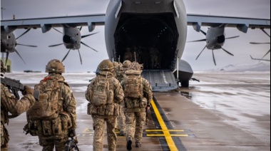 Fuerzas británicas de aire, mar y tierra realizaron ejercicios conjuntos en Malvinas