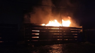Una casa sin ocupantes ardió en Ushuaia