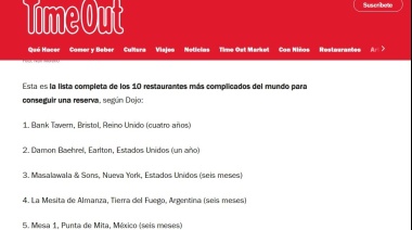 Restaurante de Almanza entre los 10 más complicados para conseguir reserva