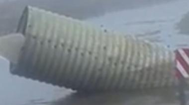 Desborde del Río Ladrillero aísla a 40 vecinos de Cabo San Pablo