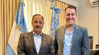 Martín Pérez se reunió con el gobernador de La Rioja, Ricardo Quintela