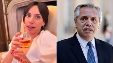 Polémico video de Alberto Fernández con Tamara Pettinato
