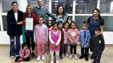 Zamora y Löffler destacaron el proyecto educativo de niños y niñas