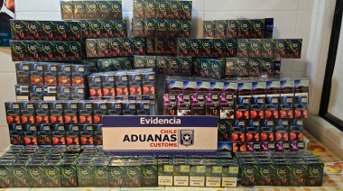 Aduana chilena detecta contrabando de cigarrillos en camioneta procedente de Río Grande