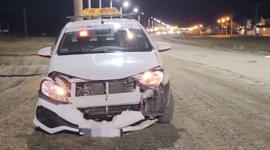 Choque y vuelco sobre la ruta 3