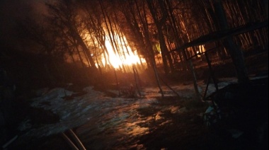 Incendio en el barrio Dos Banderas