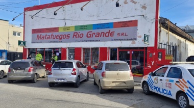 Robo en Matafuegos Río Grande, empleados descubrieron sustracción de extintores y otros elementos