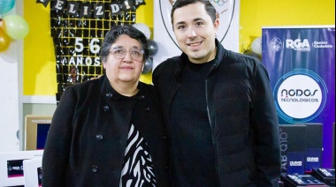 El Municipio de Río Grande entregó equipamiento informático al Club Sportivo en su 56° aniversario