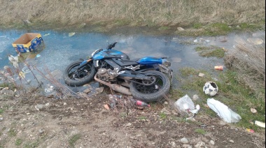 Robo de motocicleta en Chacra 13: recuperada horas después en la misma zona