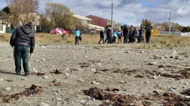 La EPEIM realizó una gran jornada de limpieza de las playas de Río Grande
