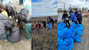 La EPEIM agradeció el masivo acompañamiento en la limpieza de playa