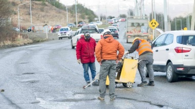Comenzaron los trabajos en Héroes de Malvinas y bacheos en Maipú