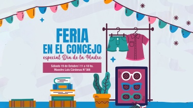 Feria de emprendedores en el Concejo Deliberante para celebrar el Día de la Madre