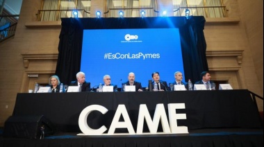 Claudia Fernández participó del Consejo Directivo de CAME junto a Federico Sturzenegger