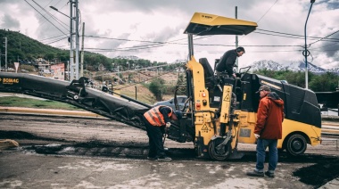 Realizaron trabajos de fresado en un tramo de la calle Yaganes
