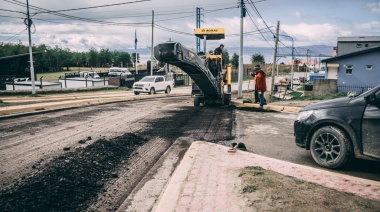 Realizaron trabajos de fresado en un tramo de la calle Yaganes
