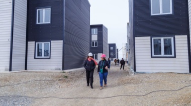 El IPVyH continúa la construcción de viviendas en Río Grande