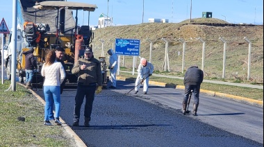 Comenzó el recapado asfáltico de la avenida Héroes de Malvinas