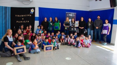 El Municipio de Río Grande aportó equipamiento tecnológico al Jardín 21 y Escuela 4